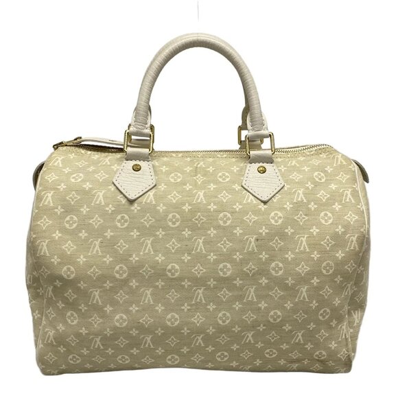 LOUIS VUITTON Speedy 30 Dune Monogram Mini Lin Handbag bran-693-090825 - Picture 2 of 10